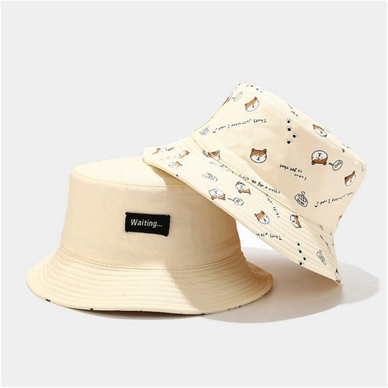 The PuppyPrint - Women Dog Print Bucket Hat