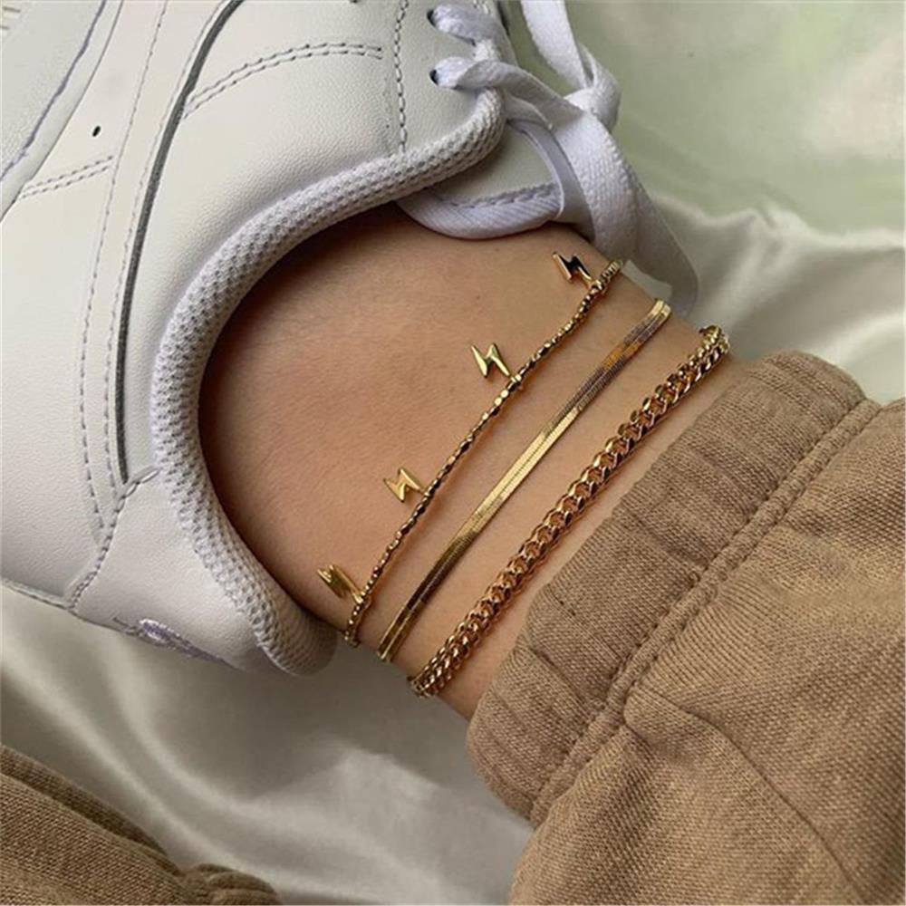 Women’s Layered Anklets